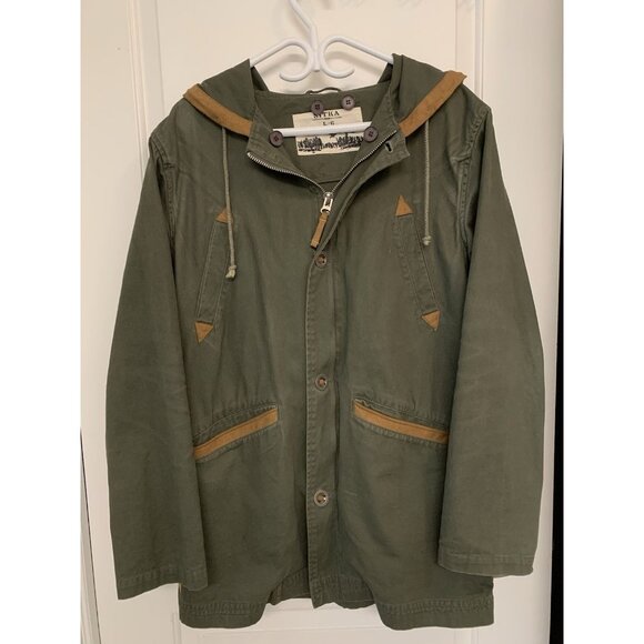 SITKA Coat Women’s L Utility Field Jacket Green Canvas Anorak Heritage Workwear - Picture 1 of 11
